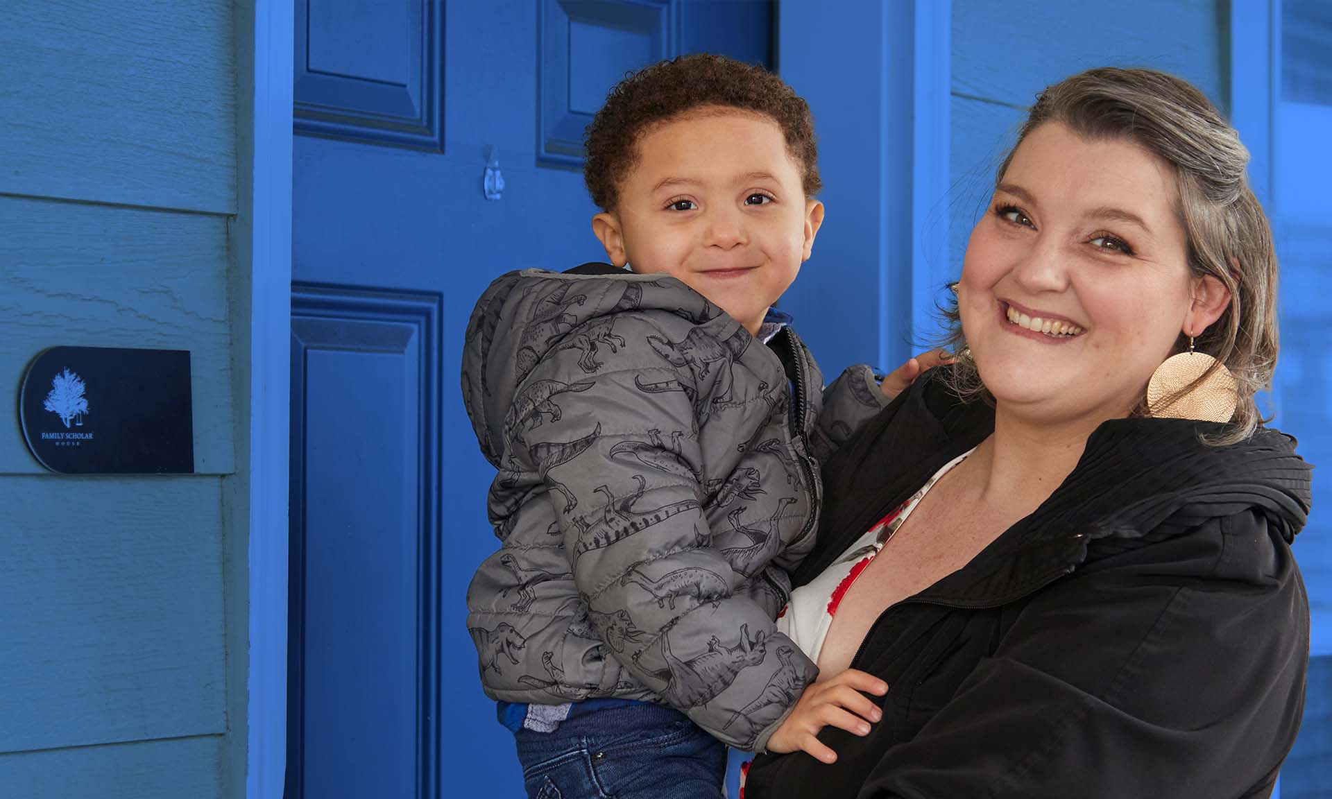A grateful daughter shows her appreciation for her mom